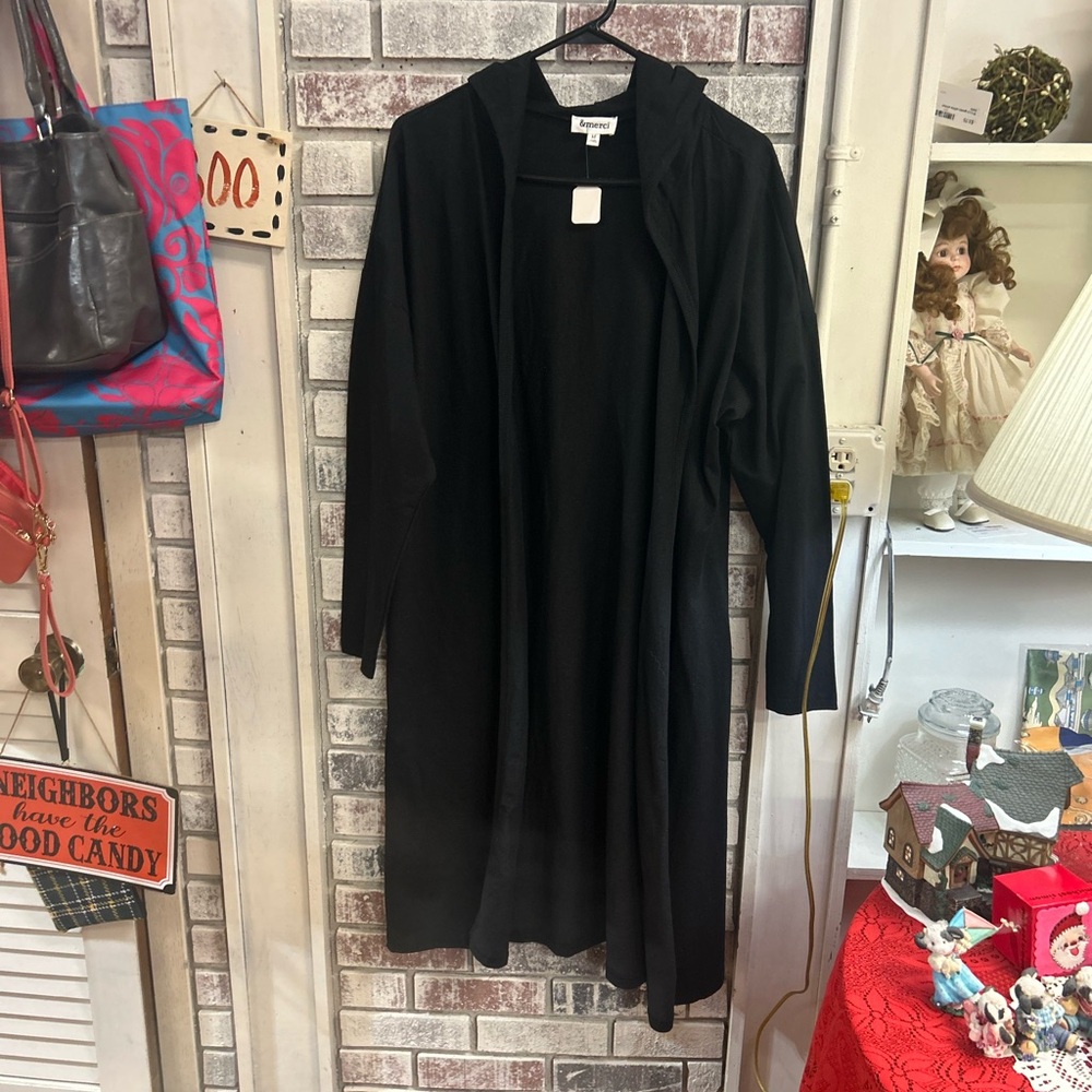 &🛍️ 🎈merci Ladies Med black long cardigan